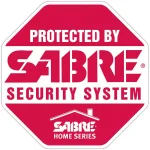SABRE Security Decals (5-Pack) - Red Stop Sign Warning Signs for Home and Commercial Use thumbnail 1