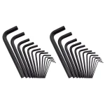Steel Vision 26-Piece SAE & Metric Hex Key Set, Alloy Steel thumbnail 2