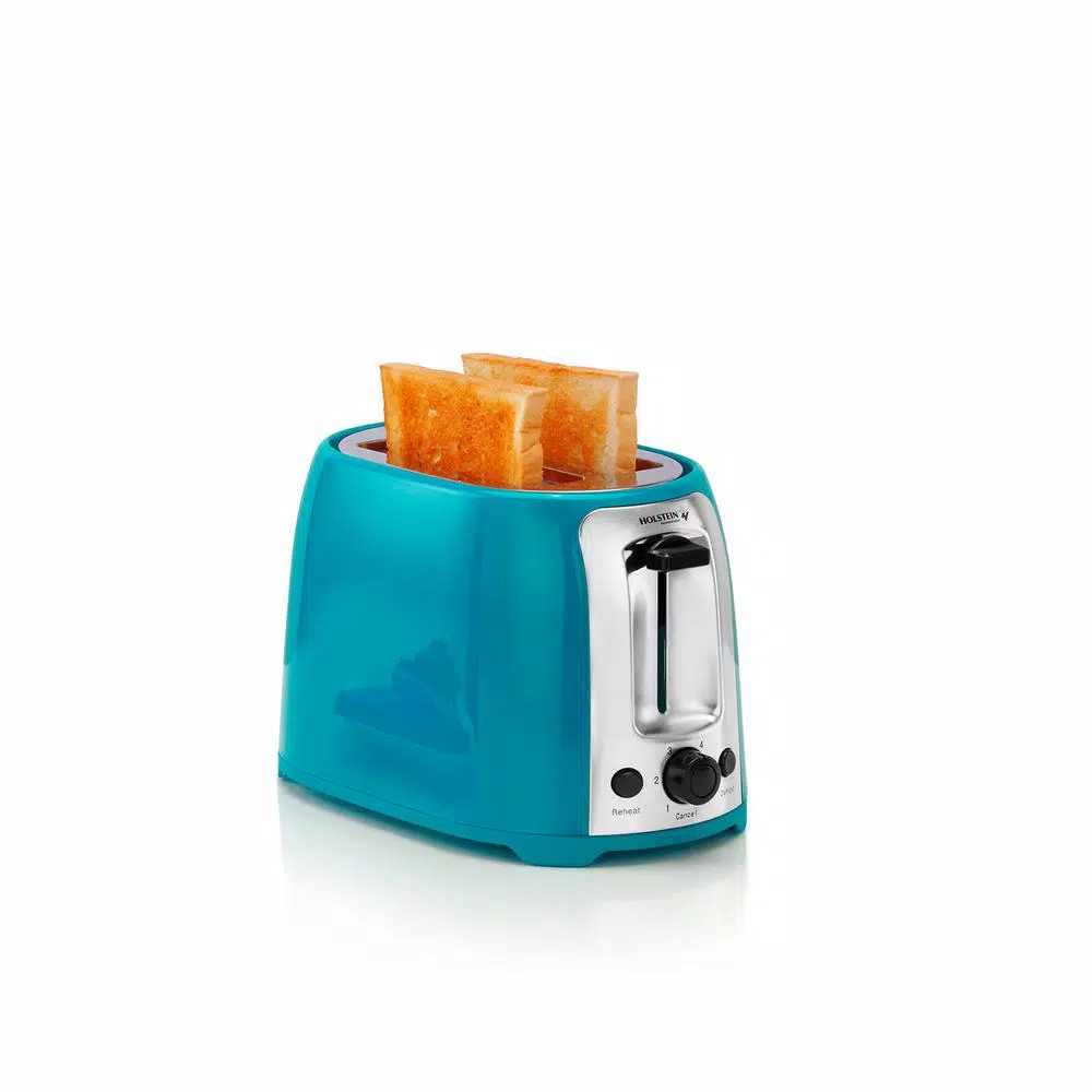 Holstein Housewares 800-Watt 2-Slice Toaster, Teal