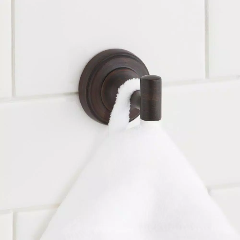 Glacier Bay Keegan Collection Single Robe Hook in Oil Rubbed Bronze