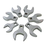 SUNEX TOOLS SUNEXPRESS 7-Piece Crowfoot Wrench Set, SAE, Alloy Steel thumbnail 1