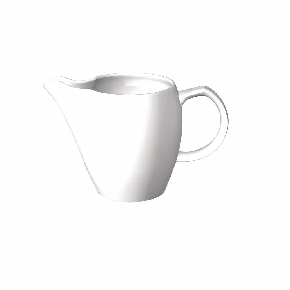 Oneida Sant'Andrea Montague 4 oz. White Bone China Creamers, Set of 36