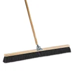Boardwalk 36 in. Polypropylene Bristle Push Floor Broom Head with Hardwood Block thumbnail 2