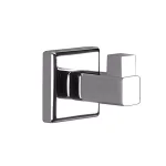 Nameeks Gedy Colorado Solid Brass Robe Hook - Polished Chrome thumbnail 1