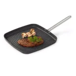 Starfrit The Rock 10.2 in. Aluminum Nonstick Grill Pan, Black Speckle thumbnail 8