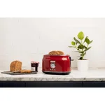 Haden Dorset 1500W 2-Slice Wide Slot Retro Toaster - Red thumbnail 3