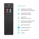 Avalon Self-Cleaning Bottleless Water Cooler Dispenser with Hot/Cold Water, Black thumbnail 8