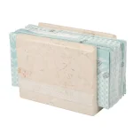 Creative Home Natural Beige Champagne Marble Napkin Holder - Hand Carved Elegant Tabletop Stand thumbnail 5