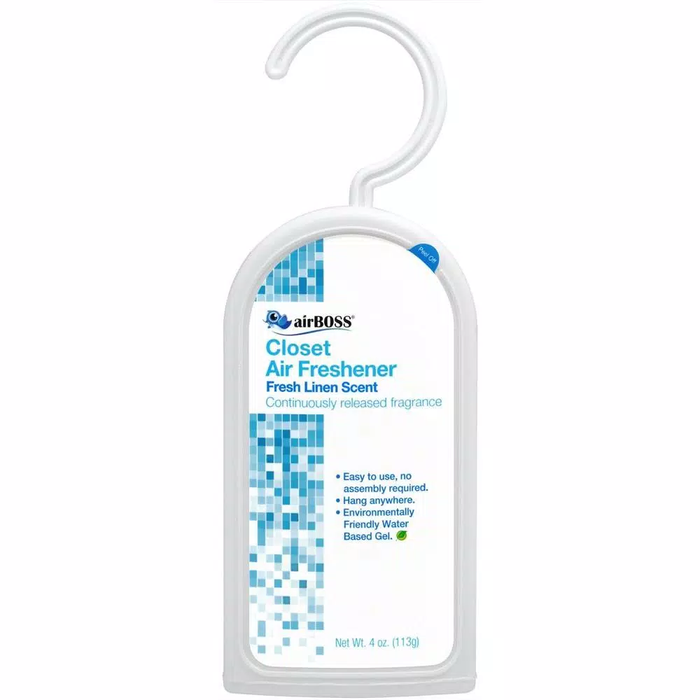 airBOSS Fresh Linen Closet Air Freshener Gel, 4 oz. (6-Pack)