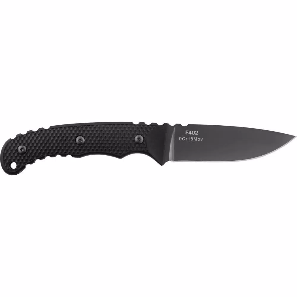 Coast F402 Full-Tang 4 in. Stainless Steel Fixed Blade Utility and Hunting Knife