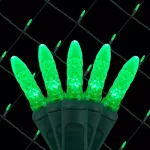 Wintergreen Lighting 48 in. x 72 in. 100-Light M5 LED Green Net Light Set thumbnail 1