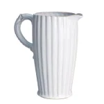 Abigails Charlot 80 fl. oz. Melon Shaped Ceramic Pitcher thumbnail 1