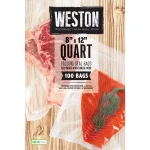 Weston 8 in. x 12 in. Heavy Duty Vacuum Sealer Bags, 3.0 Mil Thick, 100 Count thumbnail 2