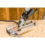Genesis GPCS535K 3-1/2 in. 5.8 Amp Compact Plunge Circular Saw Kit with Laser and Accessories thumbnail 5