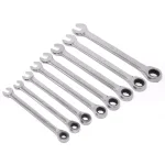 WEN 16-Piece Metric Ratcheting Combination Wrench Set with Storage Pouch thumbnail 4