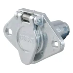 CURT 4-Way Round Trailer Connector Socket - Vehicle Side Female End thumbnail 2