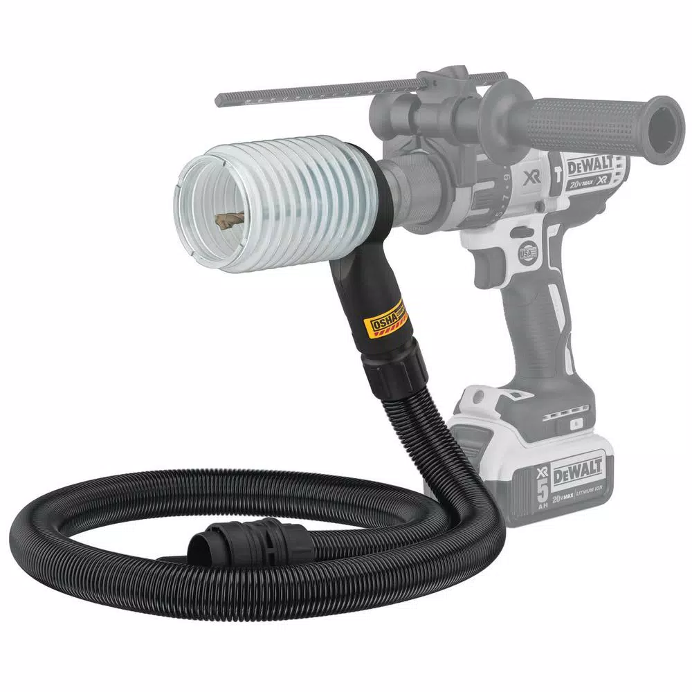 DEWALT DWH200D Dust Extraction Tube Kit with Anti-Static Hose for SDS Plus and Hammer Drills