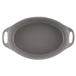 Rachael Ray 2.5 Qt. Gray Ceramic Oval Baker thumbnail 2