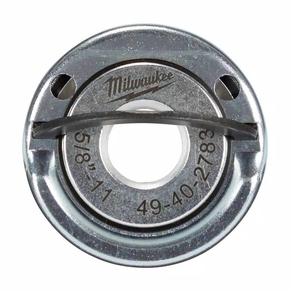 Milwaukee Fixtec Tool-Free Grinder Flange Nut for 5/8"-11 Spindles