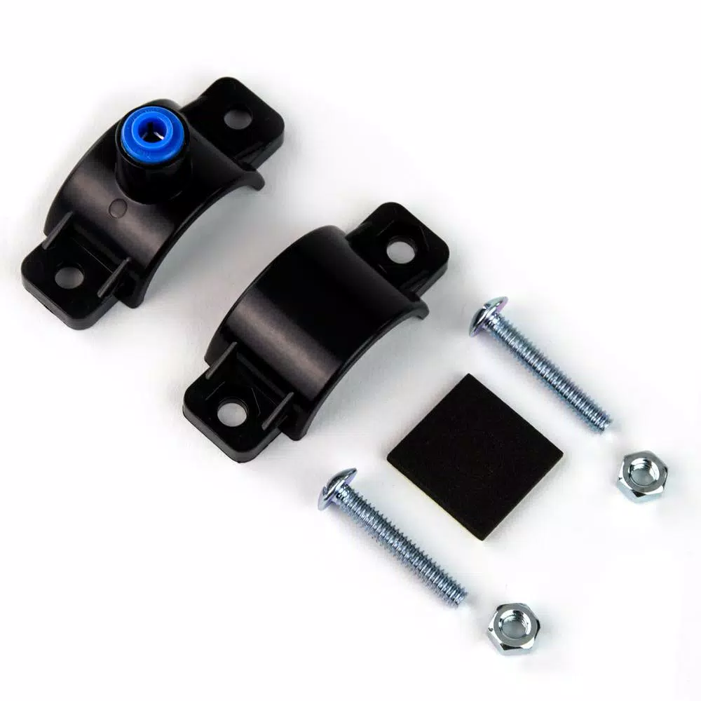 iSpring Drain Saddle Clamp with 1/4 in. Quick-Connect Fitting for Reverse Osmosis Systems