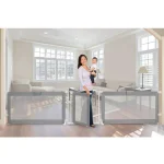 Summer Infant Custom Fit Extra Wide Walk-Through Gate, Grey thumbnail 2