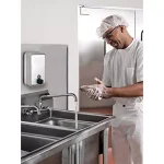 Alpine Industries Alpine 1200ml Stainless Steel Manual Liquid Soap Dispenser - Surface Mount thumbnail 7