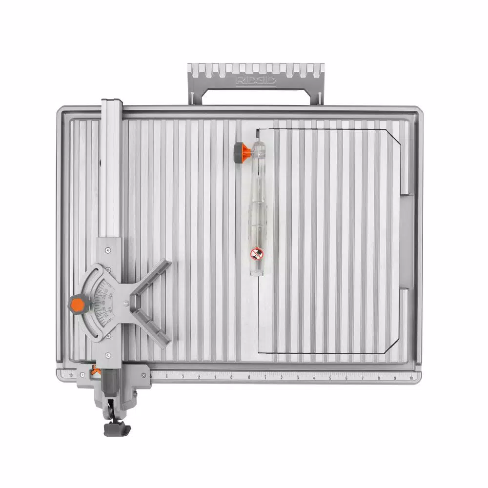 RIDGID 7 in. Corded Wet Tile Saw with LevelMax Anti-Lippage System & 600 LevelMax Stems