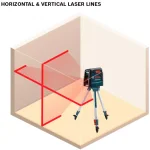 Bosch GLL30-RT Factory Reconditioned Self-Leveling Cross-Line Laser Level Kit, 30 ft. thumbnail 3