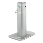CURT Pin-On Jack Foot for 2" Tube, 2,000 lbs. Capacity, 8-1/2" Height thumbnail 1