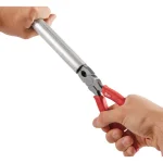 Milwaukee 8 in. Long Nose Pliers with Reaming Ridges and Fish Tape Puller thumbnail 5