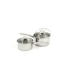 ExcelSteel 7-Piece Stainless Steel Cookware Set with Tempered Glass Lids - Induction Ready thumbnail 5