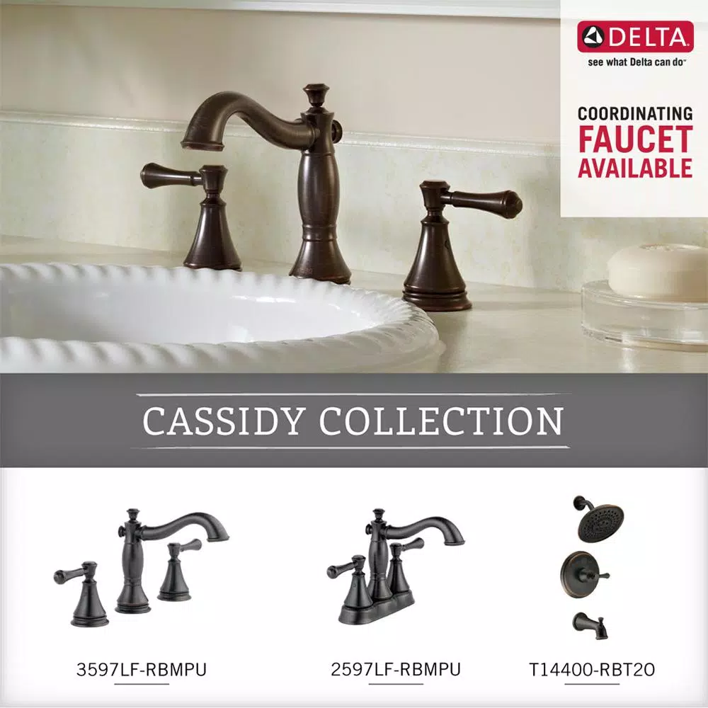 Delta Cassidy 24 in. Double Towel Bar in Venetian Bronze