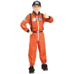 Unbranded Small Boys Astronaut Kids Halloween Costume with Flight Commander Hat thumbnail 1
