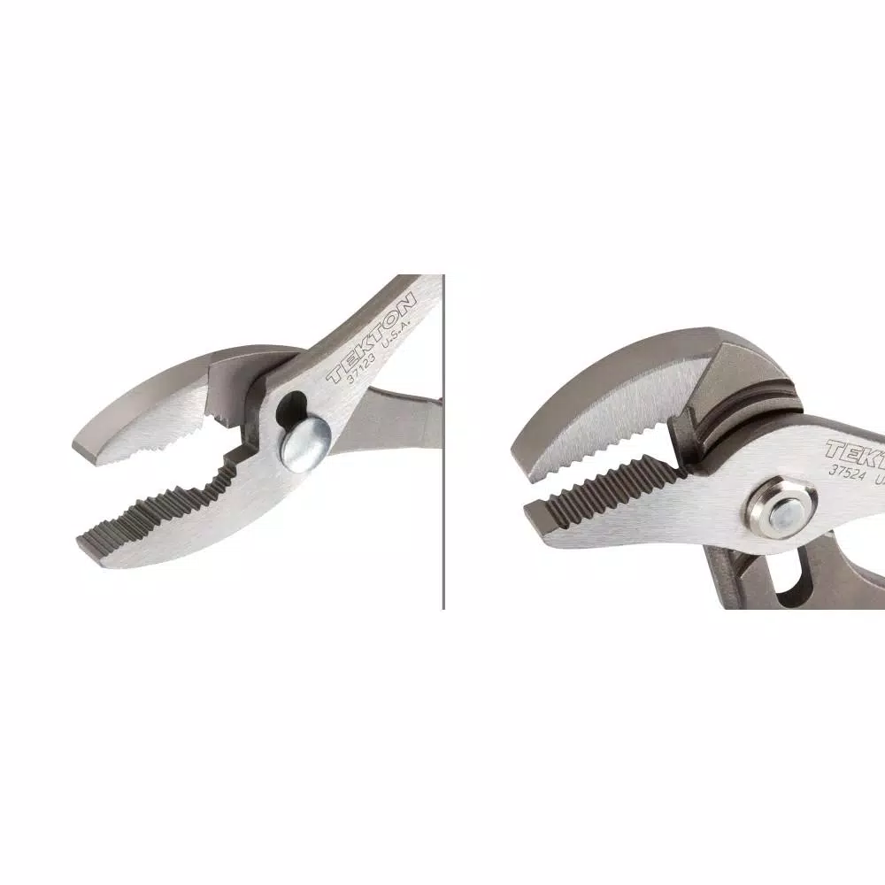 TEKTON 2-Piece Pliers Set, 8 in. Slip Joint and 10 in. Groove Joint Pliers