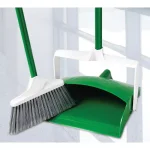 Libman Lobby Broom and Dustpan Set with Upright Handle, Green thumbnail 7