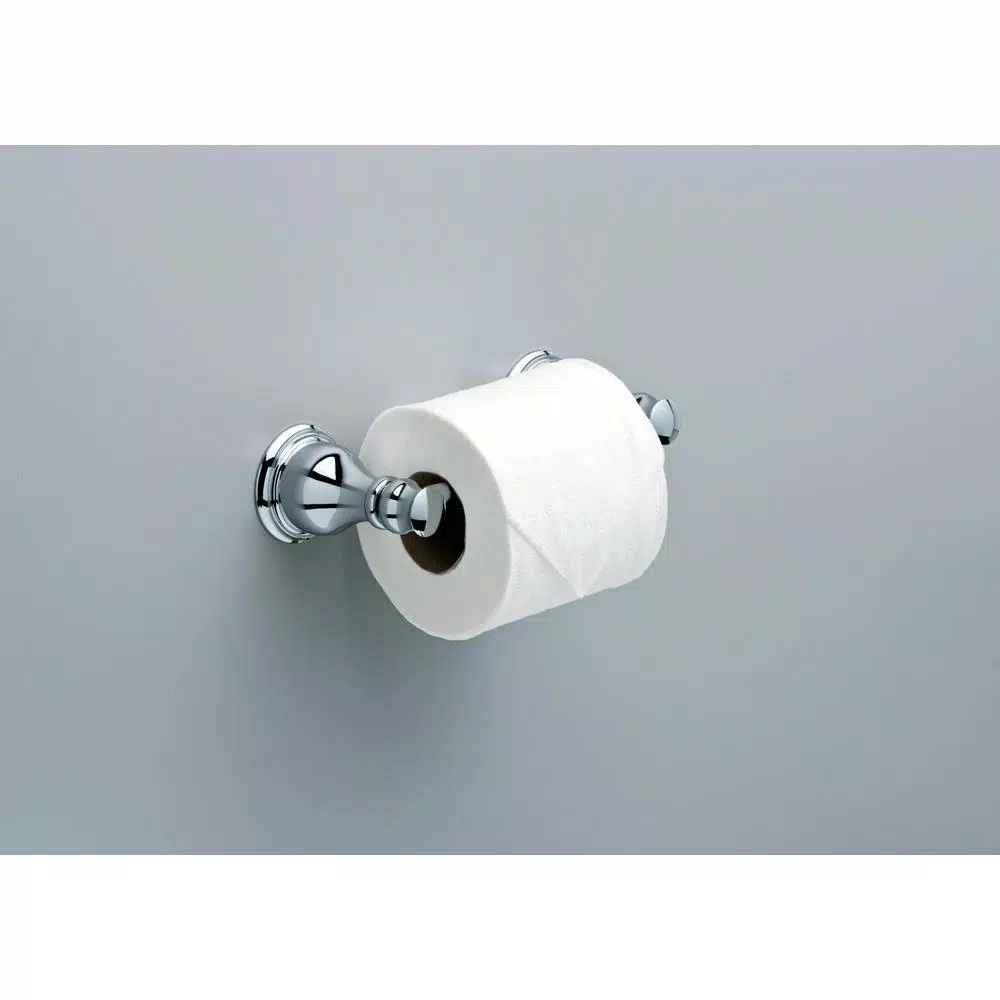 Delta Aubrey Polished Chrome Toilet Paper Holder
