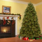 National Tree Company 6 ft. Newberry Spruce Feel Real Artificial Christmas Tree with 600 Clear Lights thumbnail 2