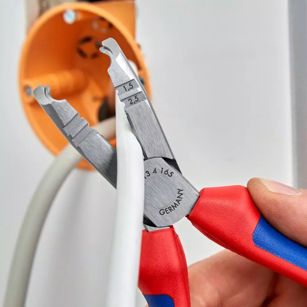 KNIPEX 6-1/2 in. Dismantling Pliers with Induction Hardened Cutting Blades
