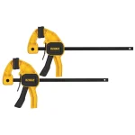 DEWALT 4.5 in. 35 lb. Trigger Clamps, 2-Pack with 1.5 in. Throat Depth thumbnail 1