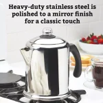Farberware Classic Series 8-Cup Stainless Steel Stovetop Percolator thumbnail 6