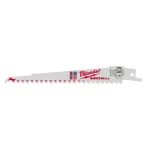 Milwaukee 6 in. 5 TPI Wood Reciprocating Saw Blades, Bi-Metal, 5-Pack thumbnail 2