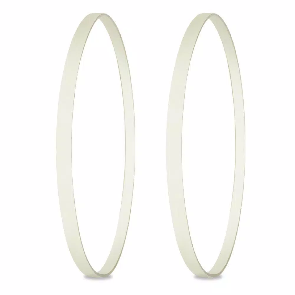POWERTEC 9 in. x 1/2 in. Heavy-Duty Urethane Bandsaw Replacement Tires (2-Pack)