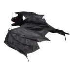Northlight 33 in. Animated Spooky Hanging Bat Halloween Decoration with Glowing Red Eyes and Sound thumbnail 2
