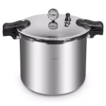 Barton 22 Qt. Aluminum Pressure Canner and Cooker with Built-in Dial Gauge, Compatible with Gas, Electric, and Induction thumbnail 1