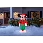 Disney Mickey Mouse 3.5 ft. Inflatable Holiday Decoration with LED Lights thumbnail 2