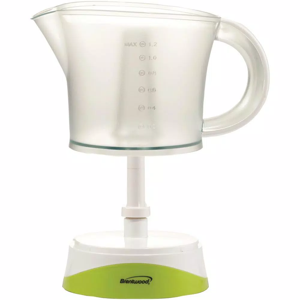 Brentwood 40 oz. Electric Citrus Juicer, Green Modern Style