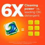 Tide PODS Ultra OXI Laundry Detergent Pods, 4-in-1 Stain Remover & Color Protector, HE Compatible, 61-Count thumbnail 7