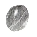 LITTON LANE 8 in. Gray Ceramic Decorative Marbled Vases, Set of 3 thumbnail 2