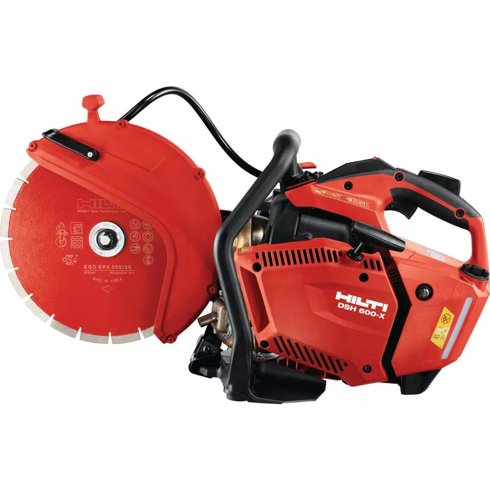 Hilti DSH 600-X 12 in. Hand Held Gas Saw with 12 in. SPX Diamond Blade