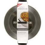 Calphalon Select by Calphalon 5 Qt. Round Stainless Steel Dutch Oven with Tempered Glass Lid thumbnail 2